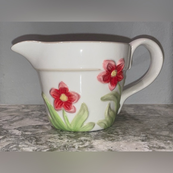 Pier 1 Floral Creamer Server - Picture 3 of 12